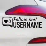 Nalepke instagram like in username