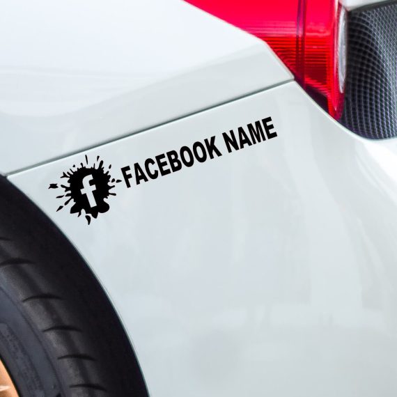 Nalepke za avto Facebook
