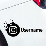 Nalepke za avto instagram imena