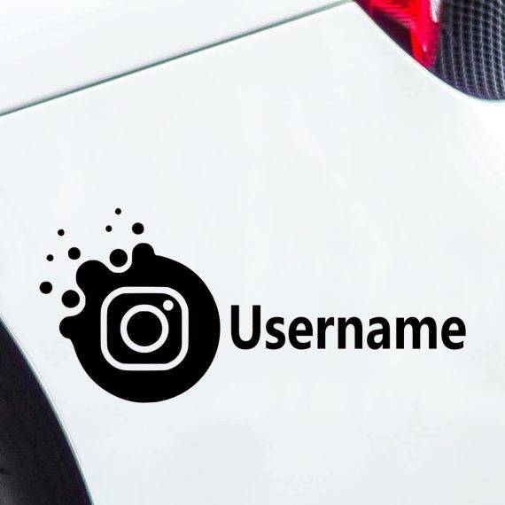 Nalepke za avto instagram imena