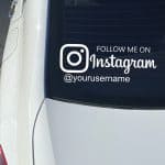 Nalepke za avtomobile FOLLOW ME on INSTAGRAM