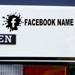 Nalepke za avtomobile Facebook