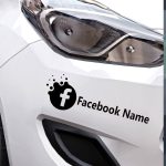 Nalepke za facebook imena za avte