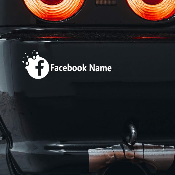 Nalepke za facebook imena za avto